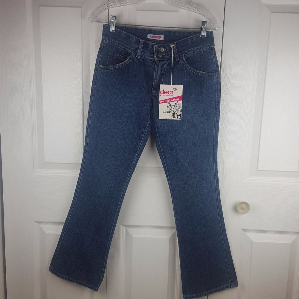 NWT Dear ab bootleg low rise denim jeans Size 2P